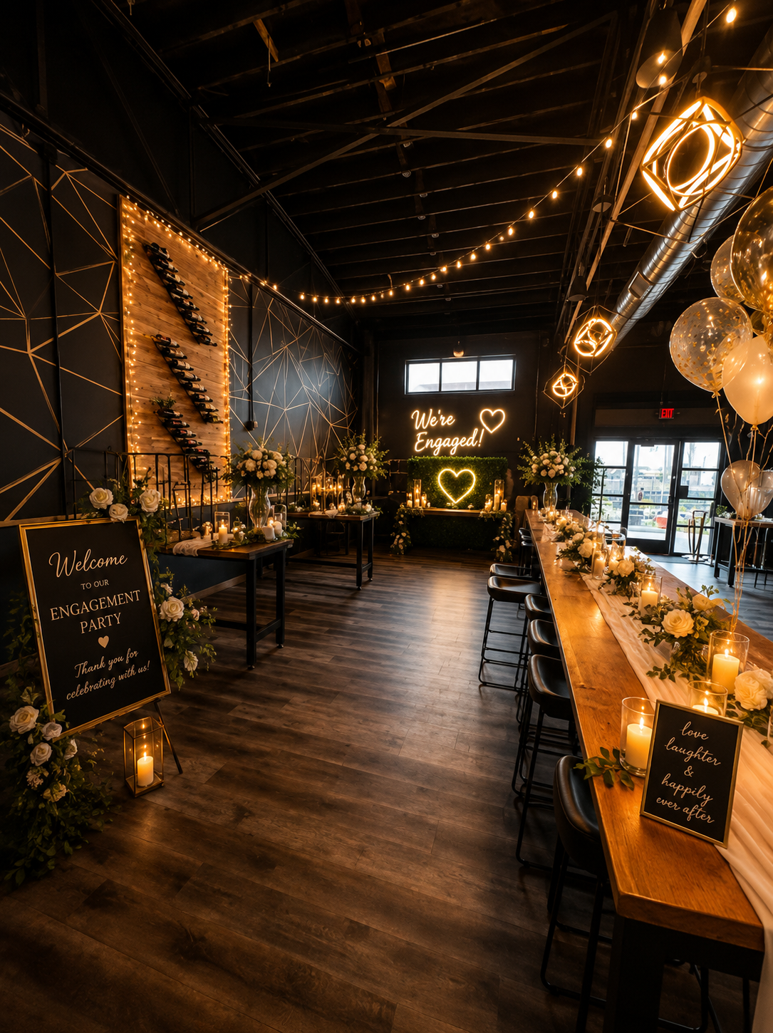 Engagement party produced by The Boundary